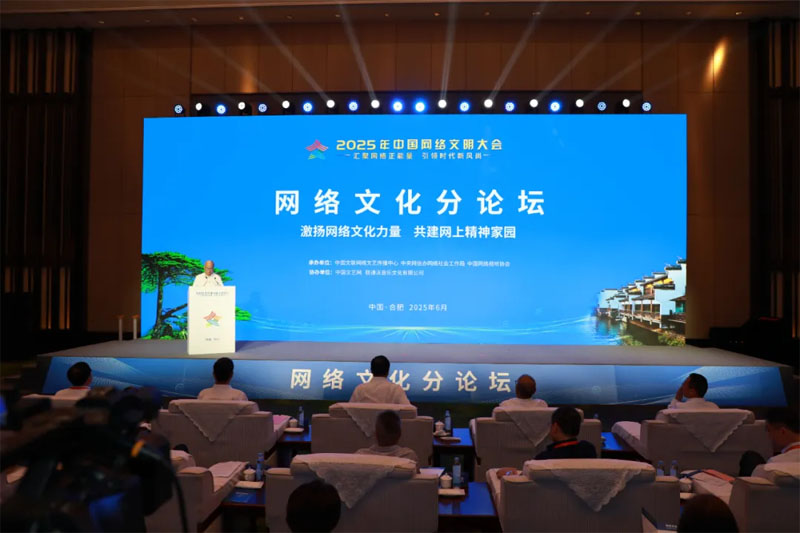 2025年中国网络文明大会网络文化分论坛现场。